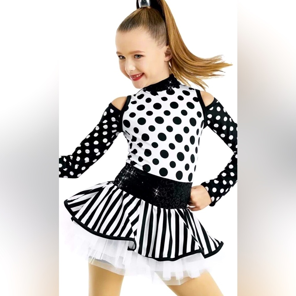 Weissman tutu dress Halloween Costume or Ballet Dance performance cold shoulder